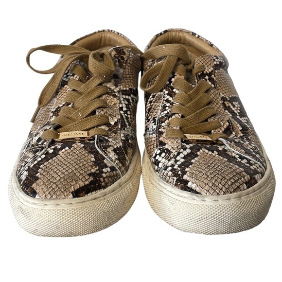 J/Slides Sneakers Shoes Hilton Platform Leather Snakeskin Animal Print Mobwife 8 - Picture 3 of 10